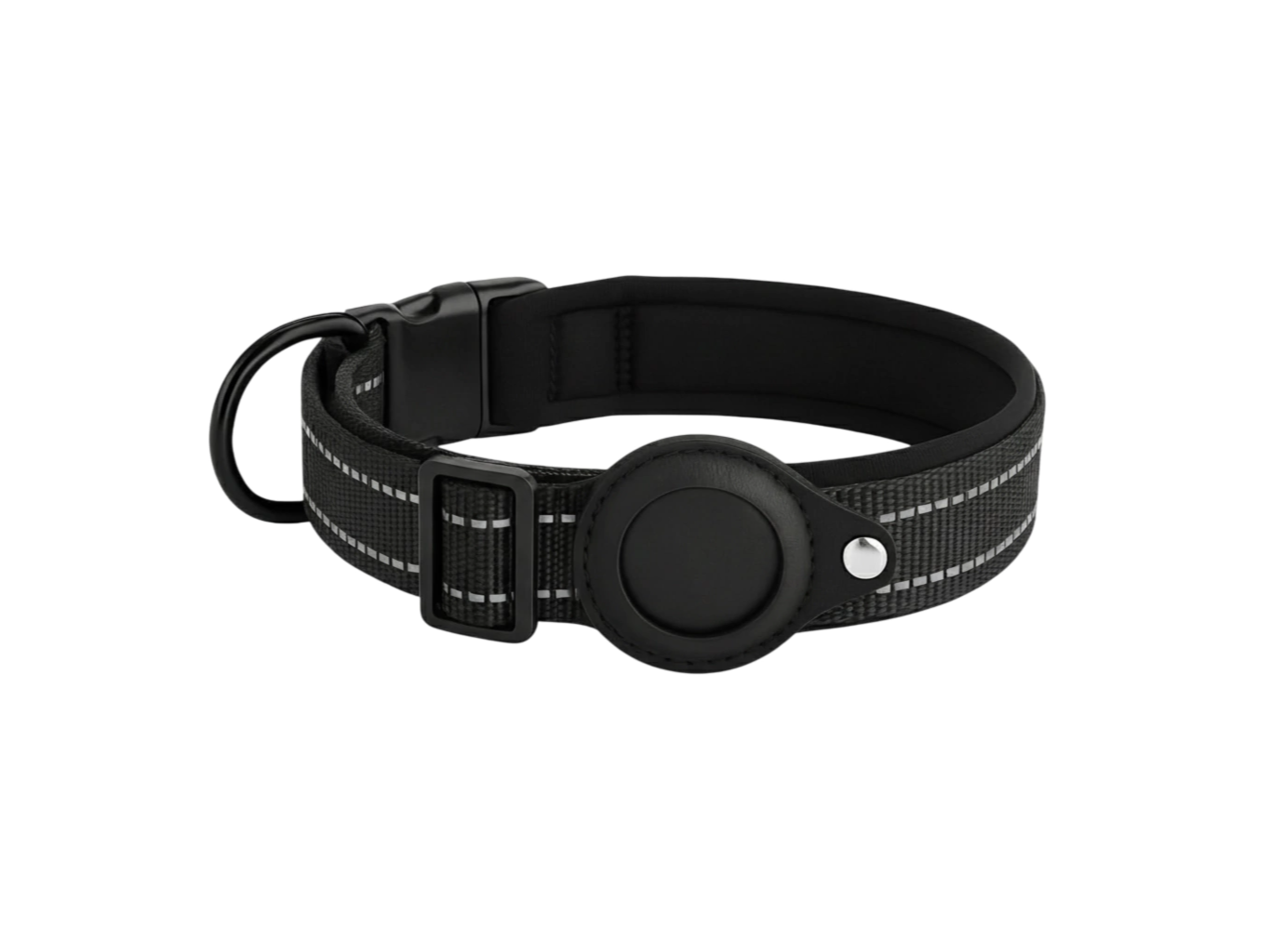 Collar para Perro (Negro y Rosa)