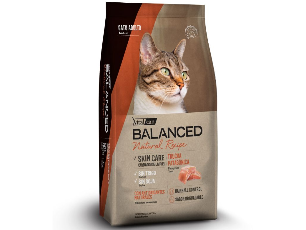 Balanced Natural Recipe Gato Adulto Trucha Patagonica