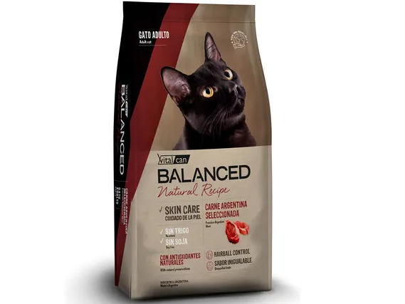 Balanced Natural Recipe Gato Ad Carne Argentina Seleccionada