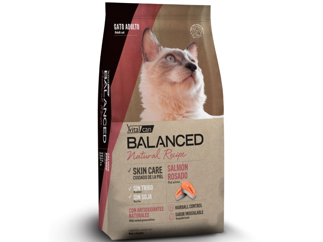 Balanced Gato Adulto Natural Recipe Salmón