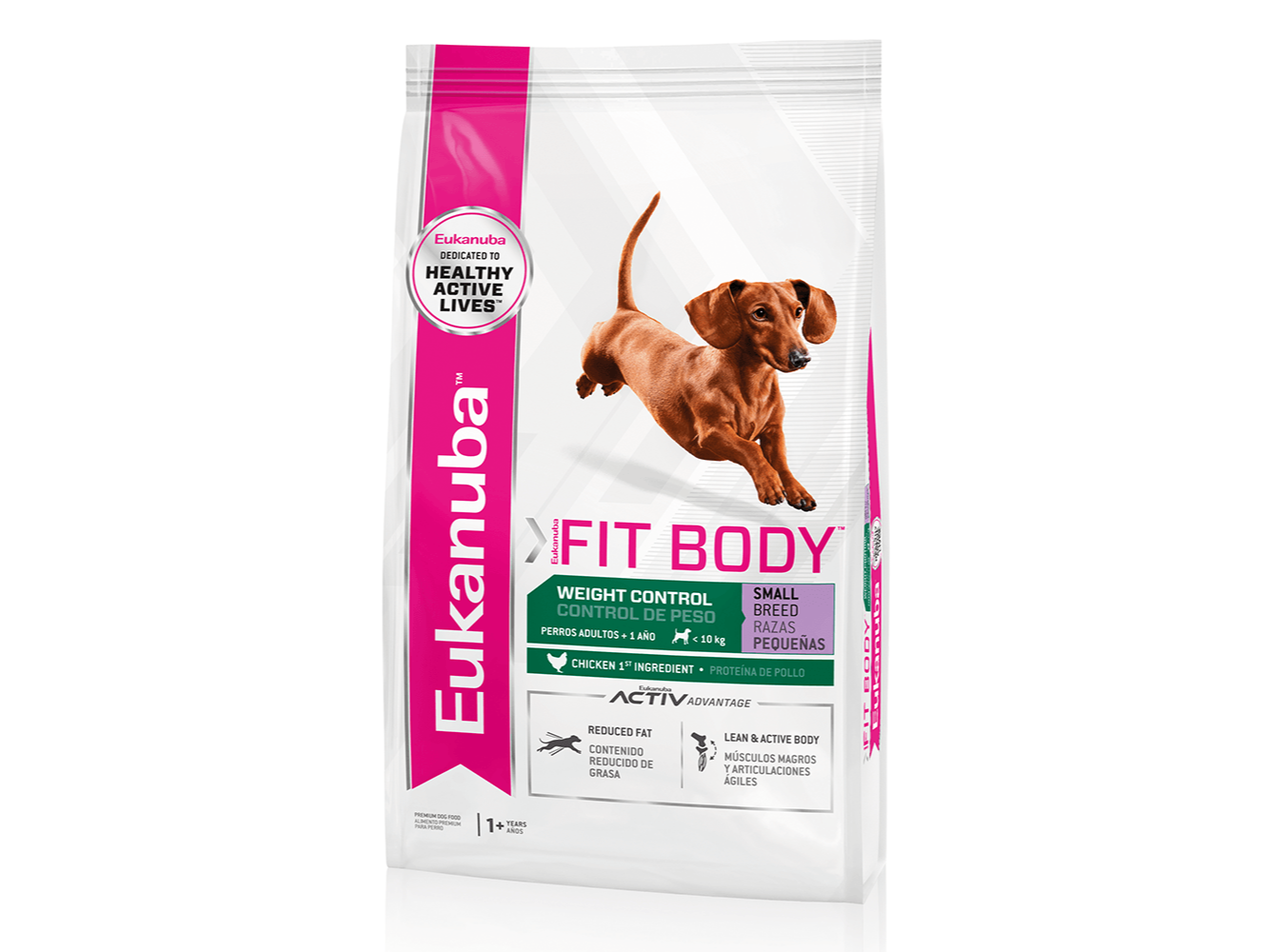 Eukanuba Fit Body Raza Pequeña x 3kg (Control de peso)