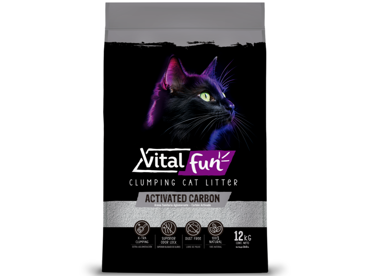 VitalFun Arena Sanitaria Aglomerante Carbón Activado