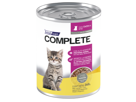 Complete Húmedos Gato Cachorro Sardina