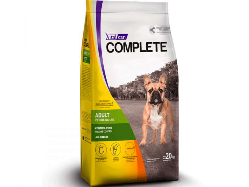 Complete Perro Control de Peso 20 Kg