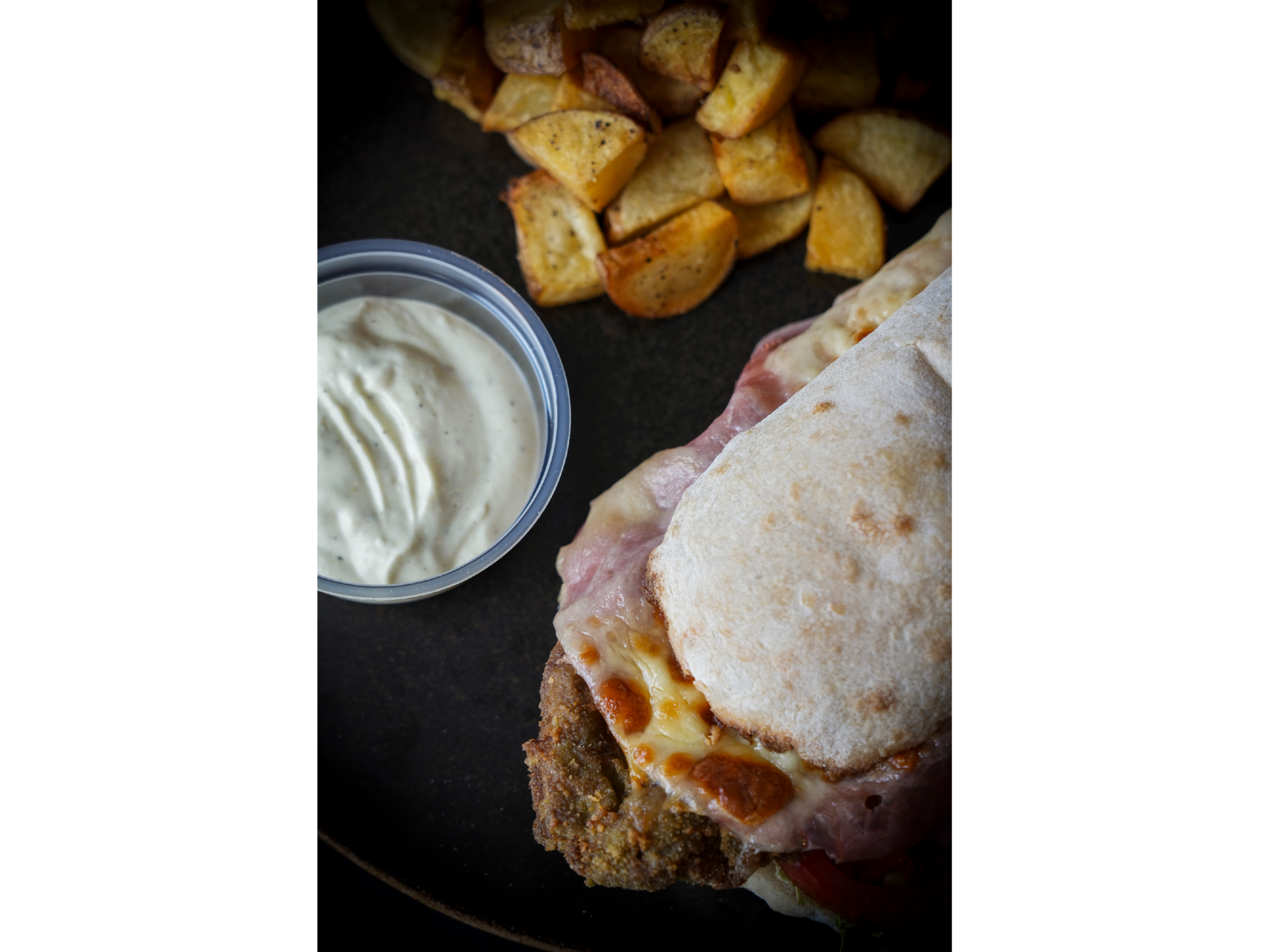 Sandwich de milanesa estilo tucumano individual