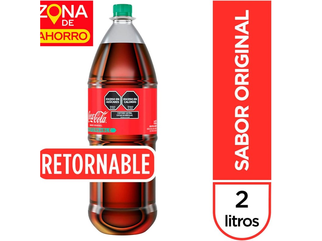 COCA RETORNABLE PLASTICO 2L