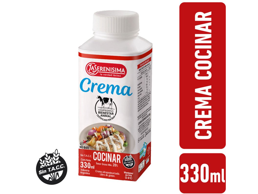 CREMA LA SERENISIMA 330CC