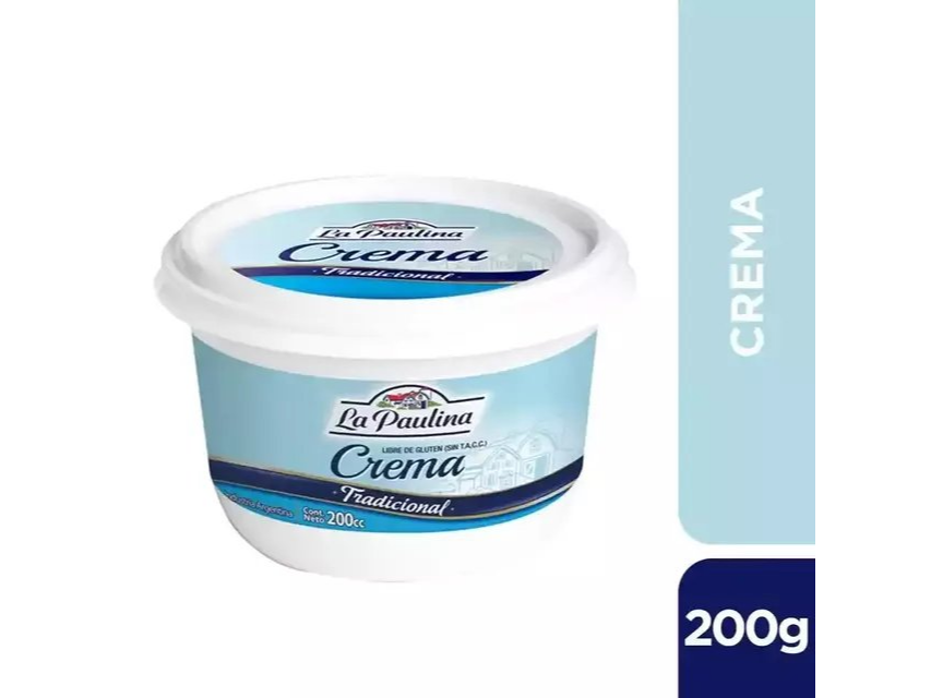 CREMA DE LECHE LA PAULINA 200G