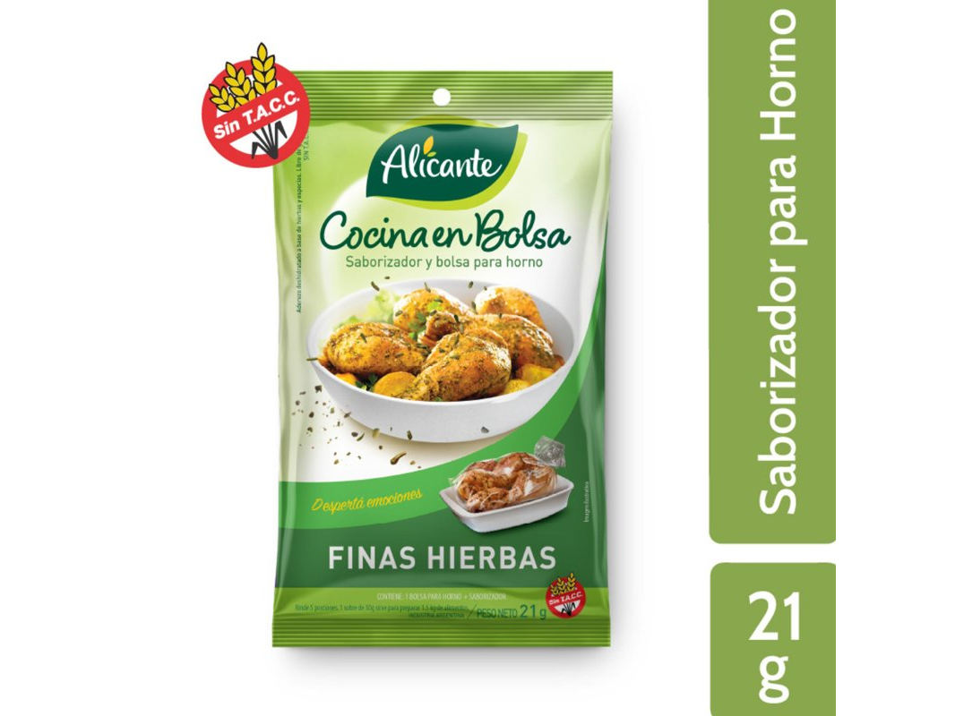 BOLSA PARA HORNO COCINA EN BOLSA ALICANTE