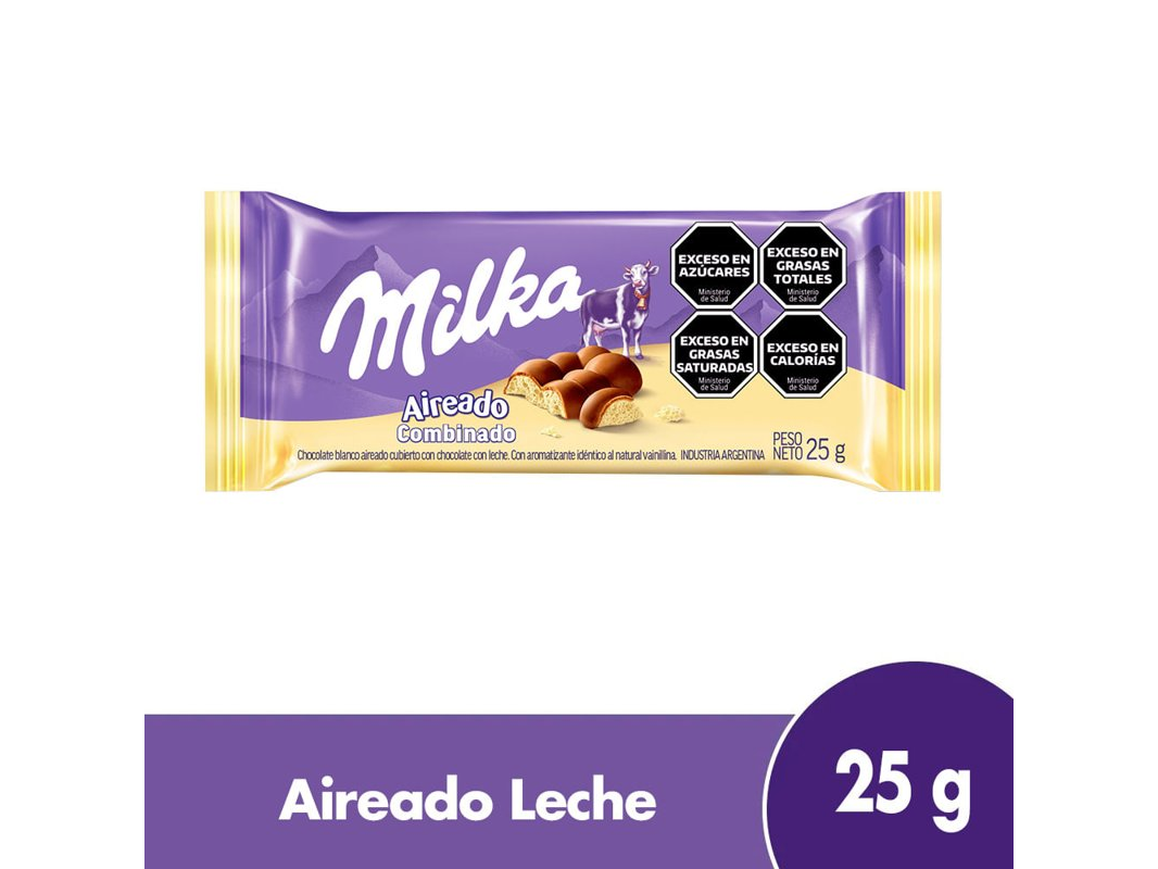 CHOCOLATE MILKA AIR 25G COMBINADO