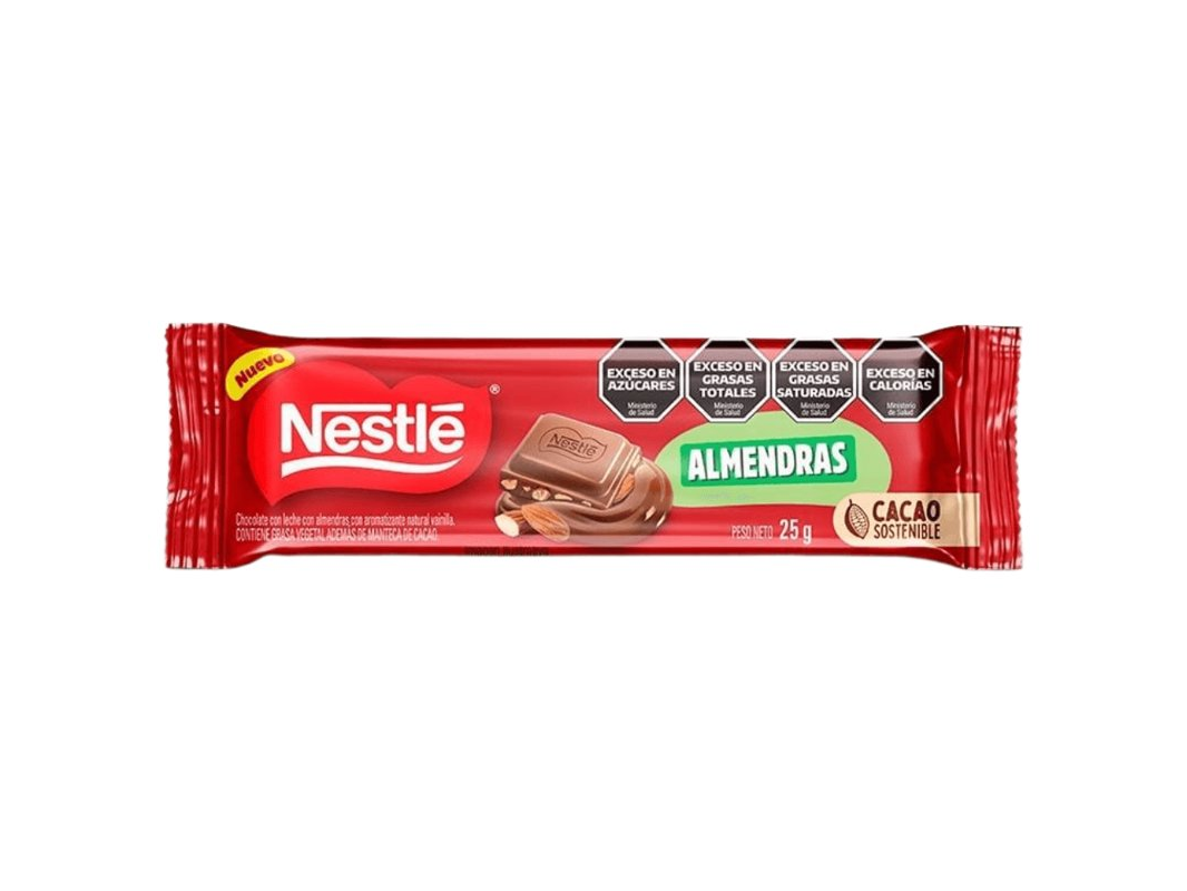 CHOCOLATE CON ALMENDRAS NESTLE 25G
