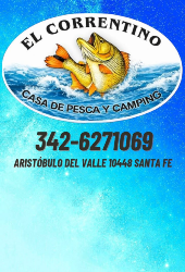 Logo Correntino pesca camping carnada
