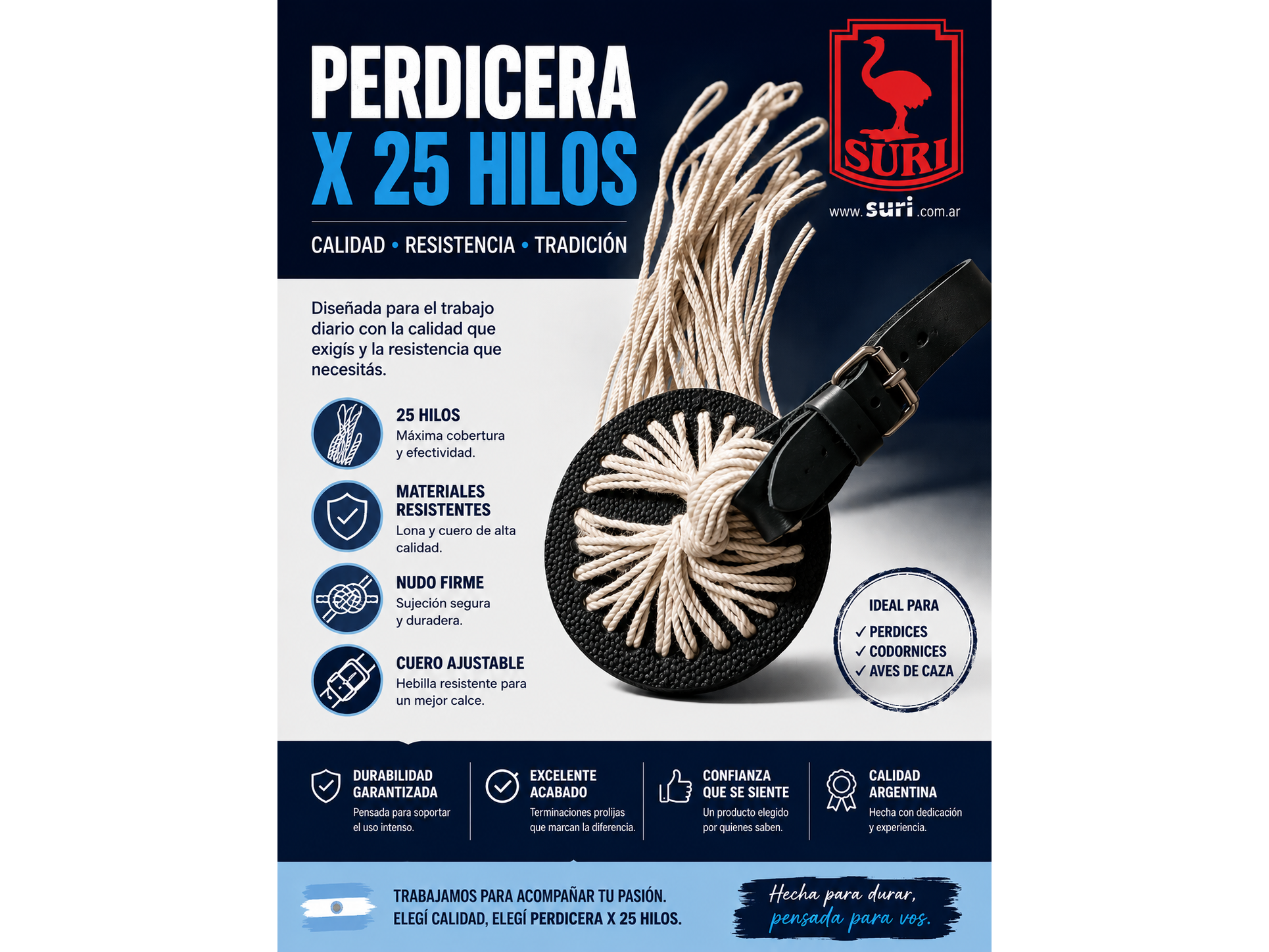 PERDICERA 25 HILOS SURI