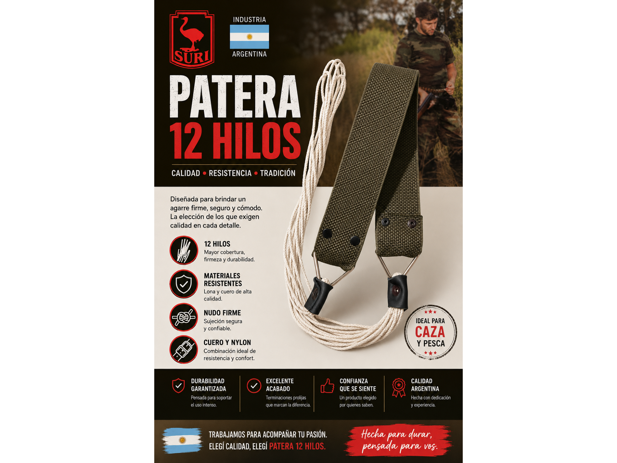 PATERA X12 HILOS MARCA SURI