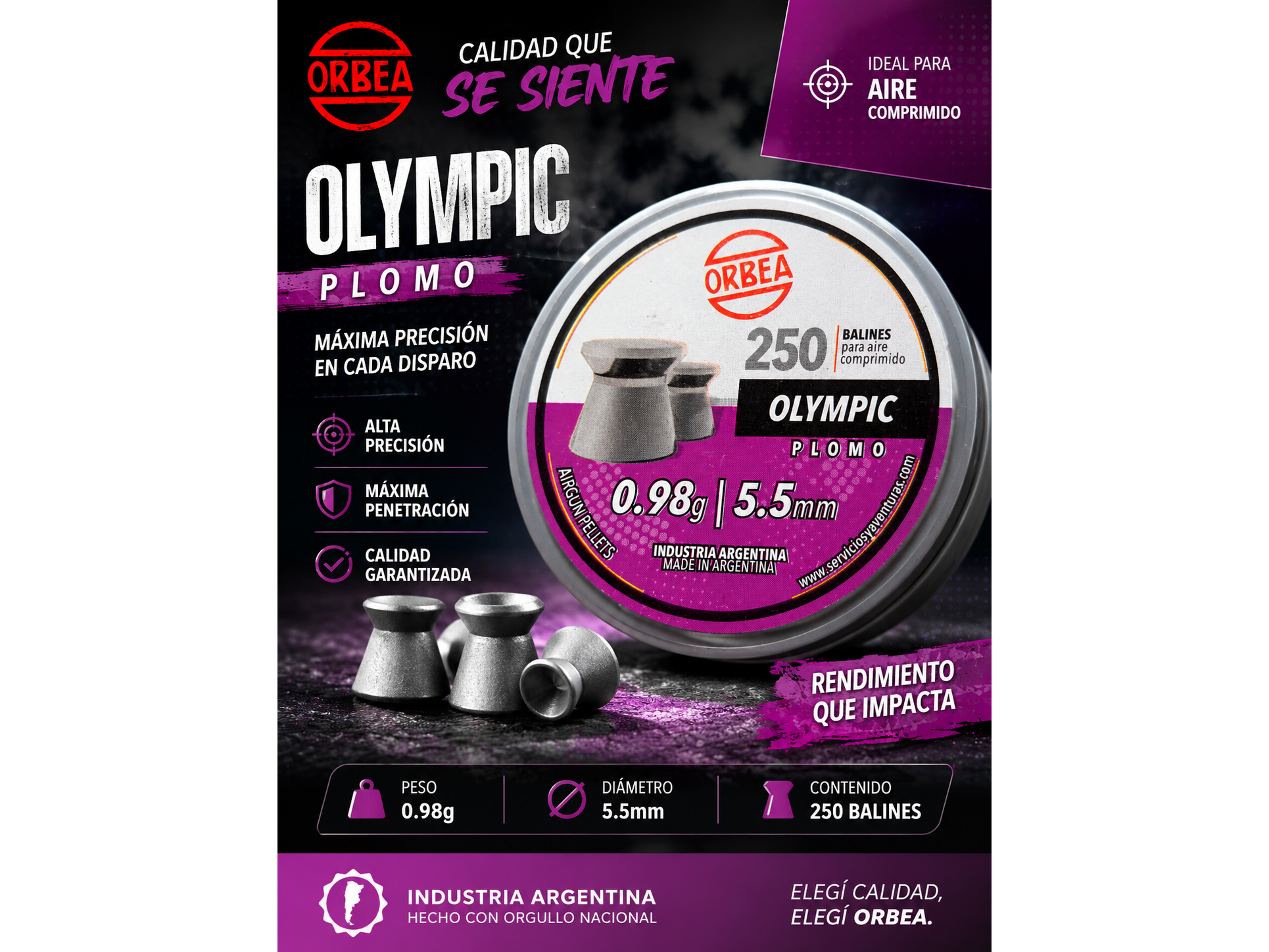 BALÍNES OLYMPIC 5,5 "ORBEA"