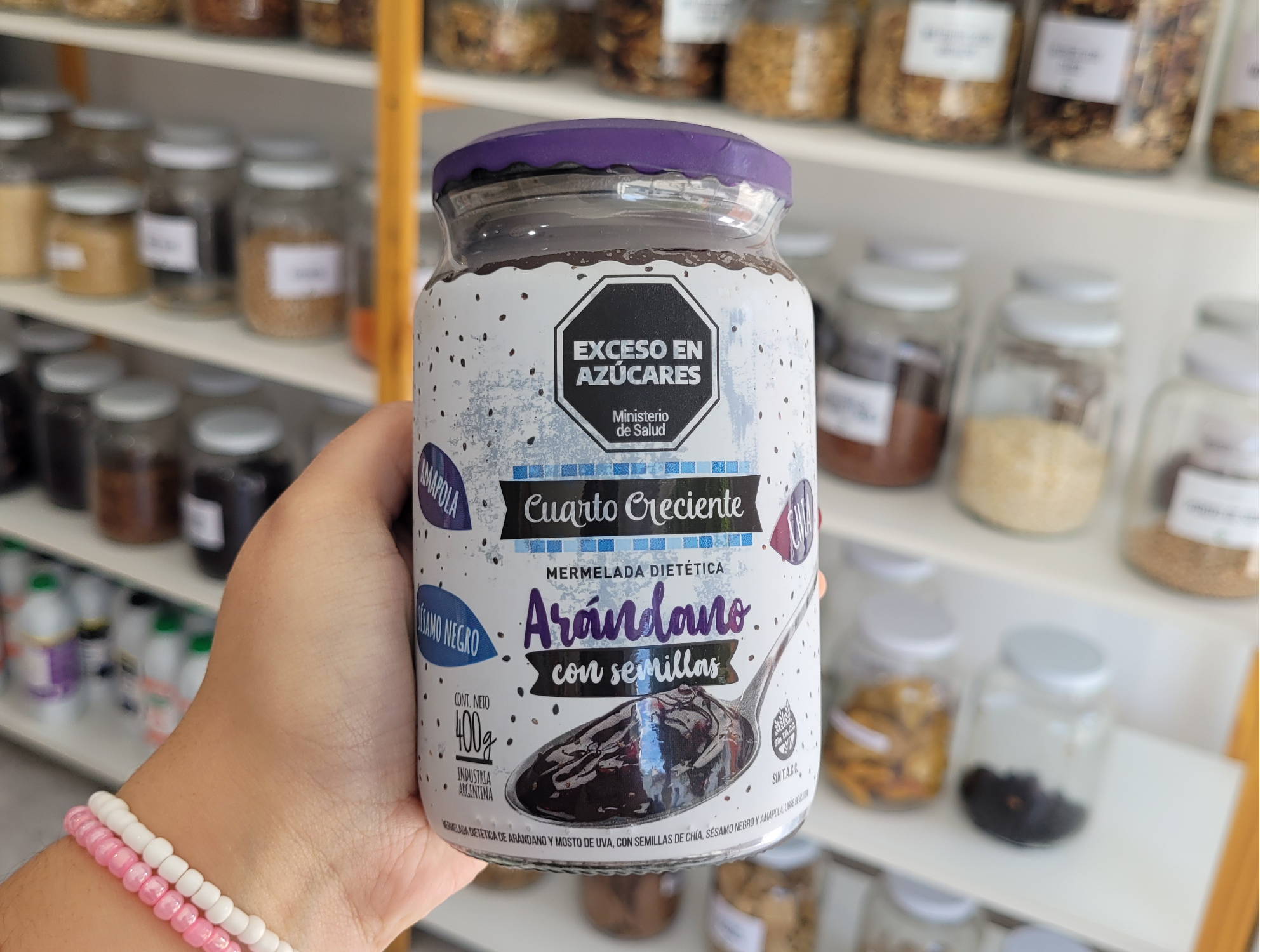 Mermelada de Arandanos Cuarto Creciente