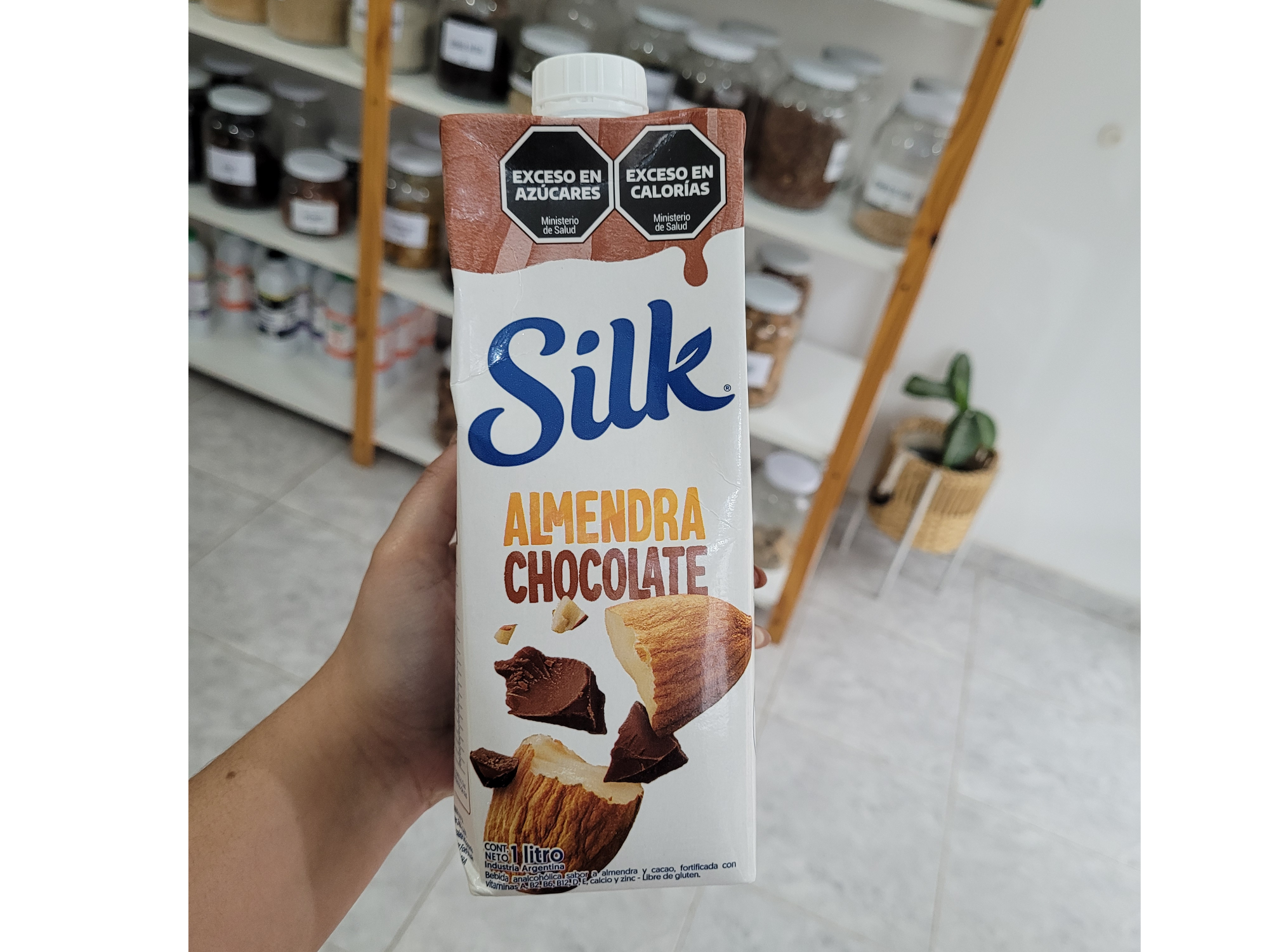 Leche de almendras con chocolate Silk