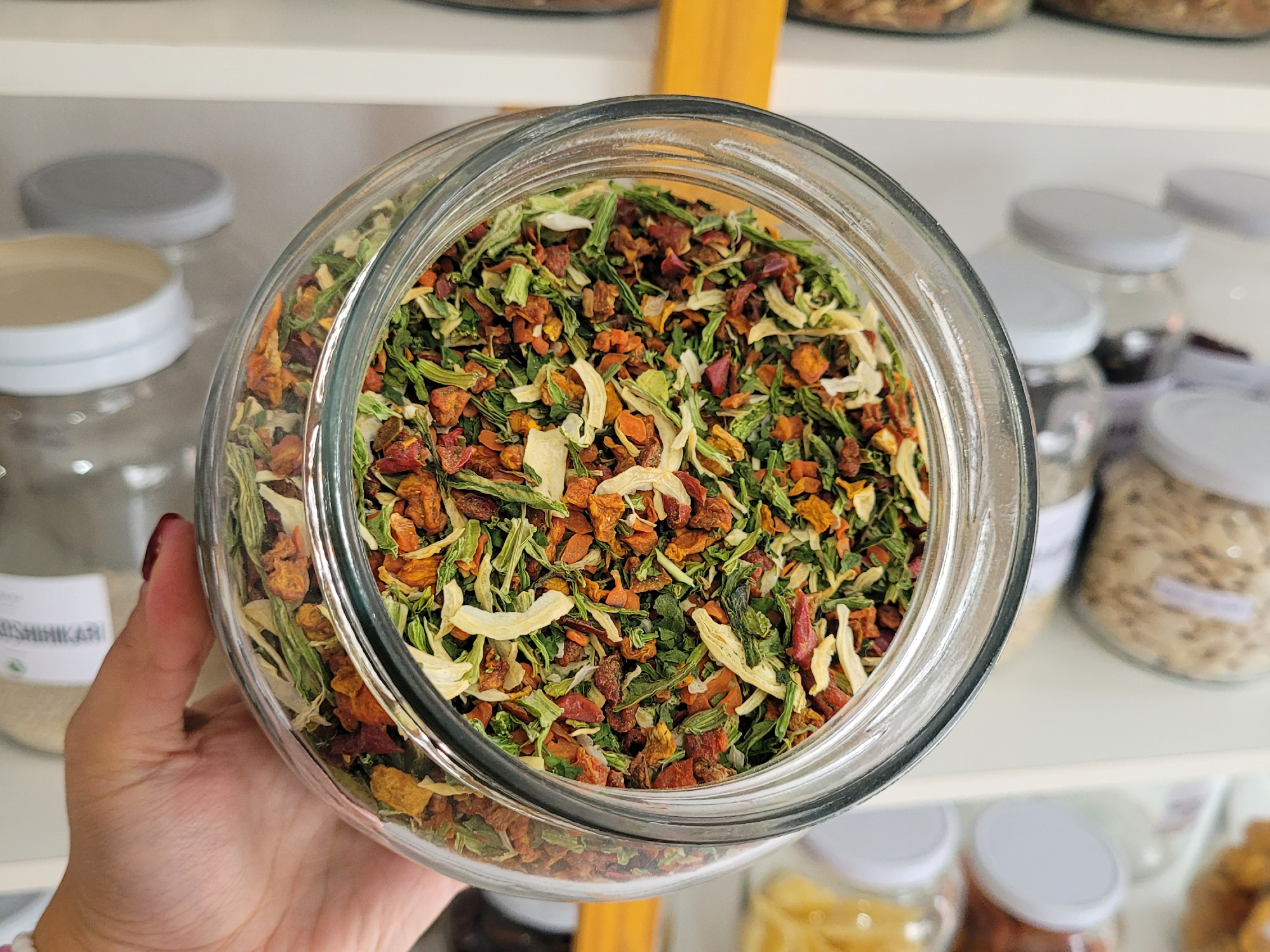 Soja juliana deshidratada