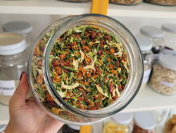 Soja juliana deshidratada