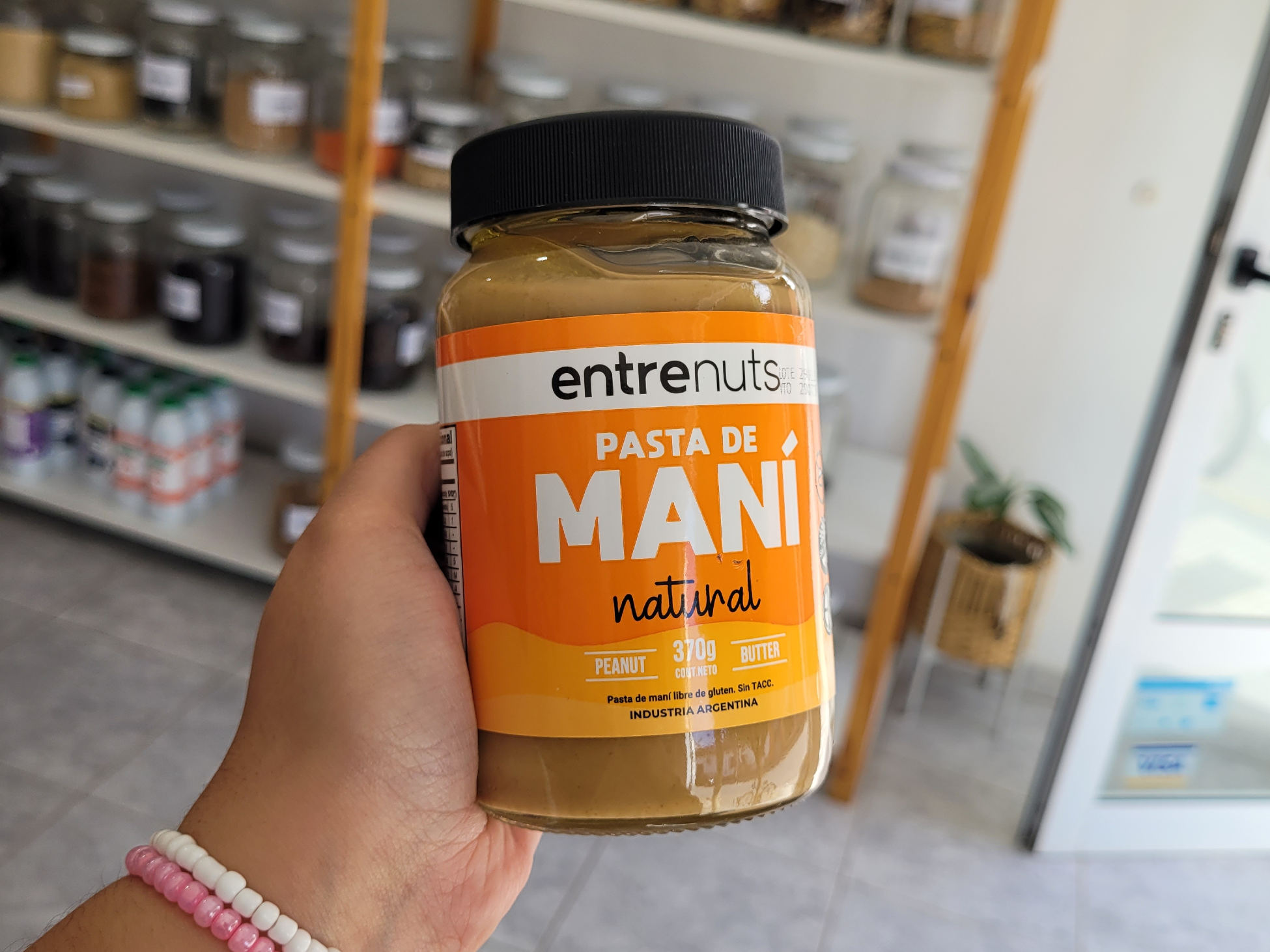 Pasta de Mani Natural Entrenuts