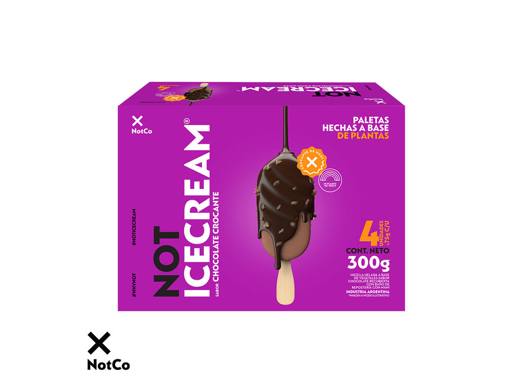 Not Ice Cream Paleta 4u x 240g - NotCo