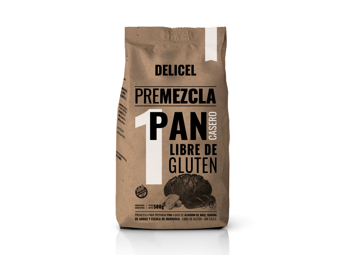 PREMEZCLA PAN CASERO DELICEL 500GR