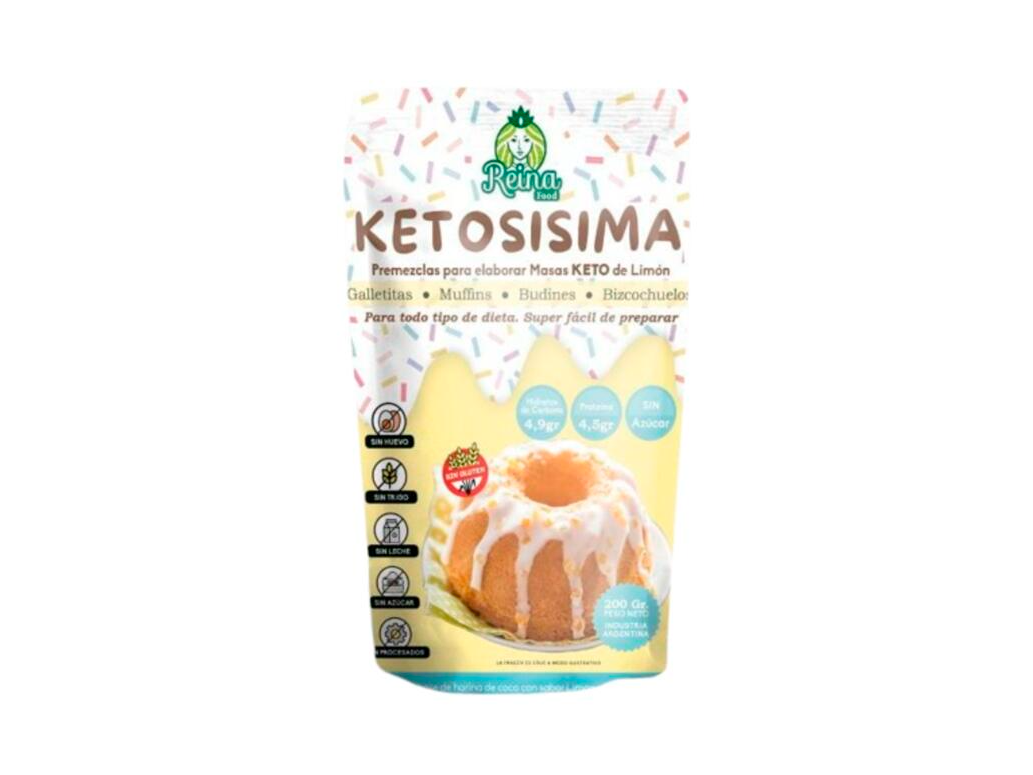 Ketosisima premezcla para elaborar masas Keto x 200g - Reina Food