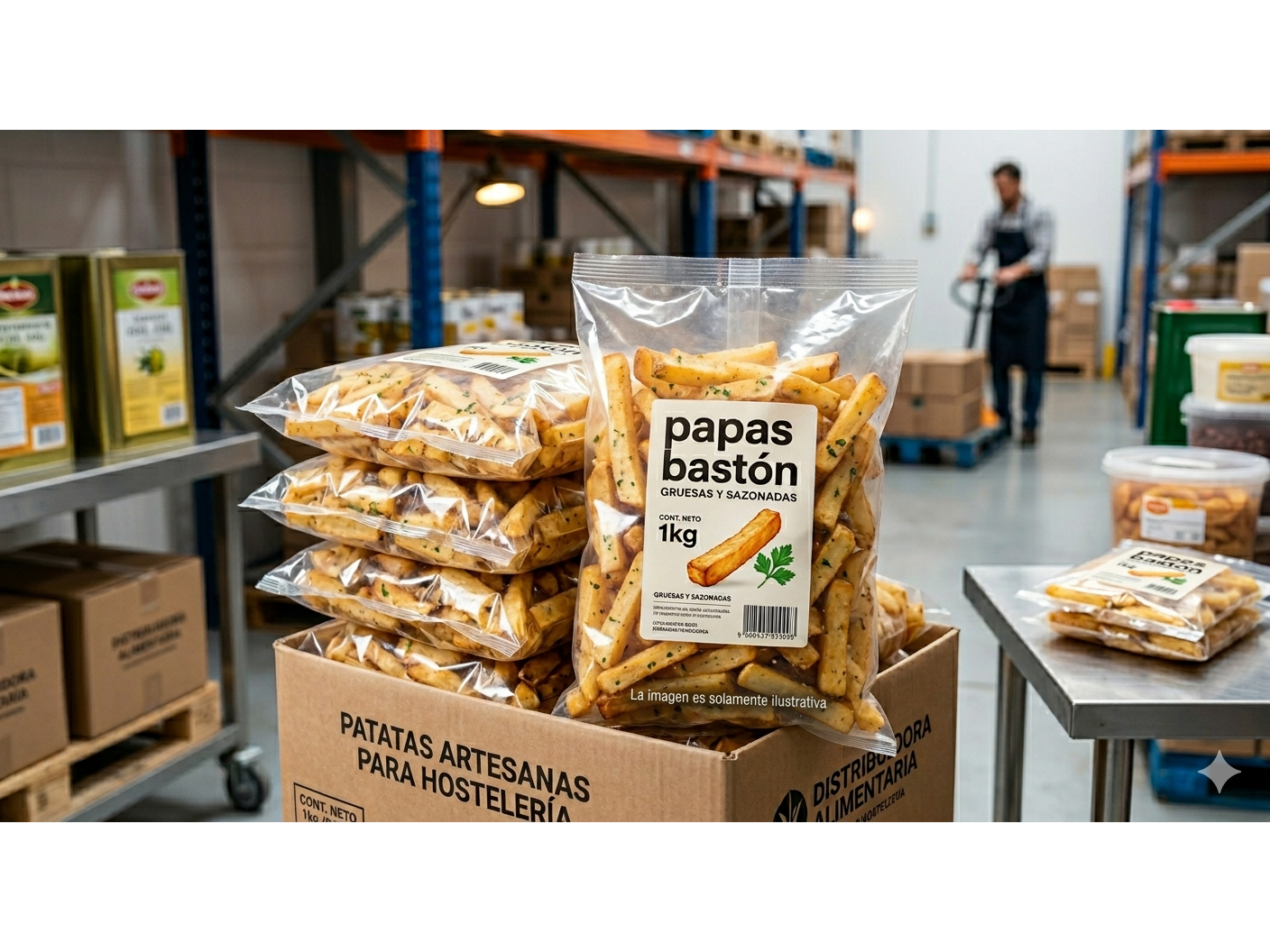 PAPAS BASTÓN