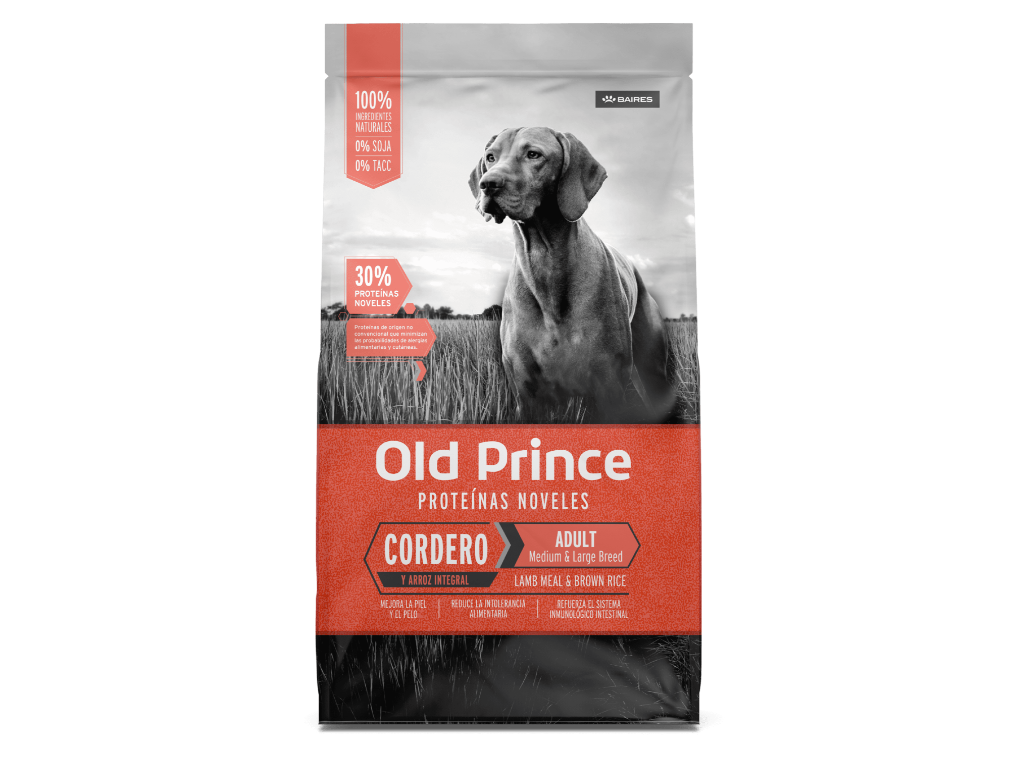 Old Prince Novel Adultos Medianos y Grandes Cordero y Arroz Integral