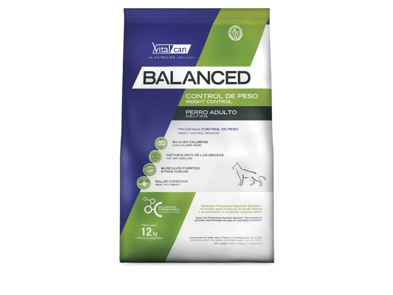 Balanced Perro Control Peso Allages