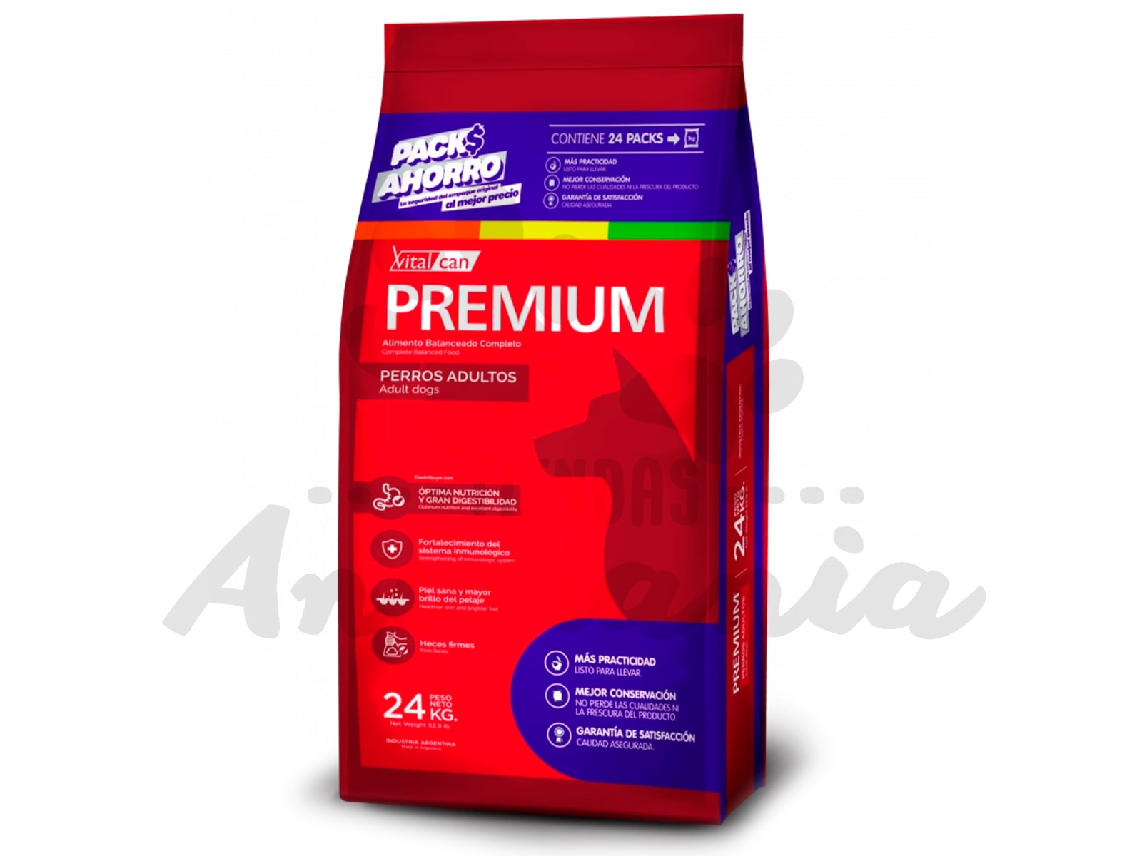 Premium Perro Adulto Safety Pack x 24 kg