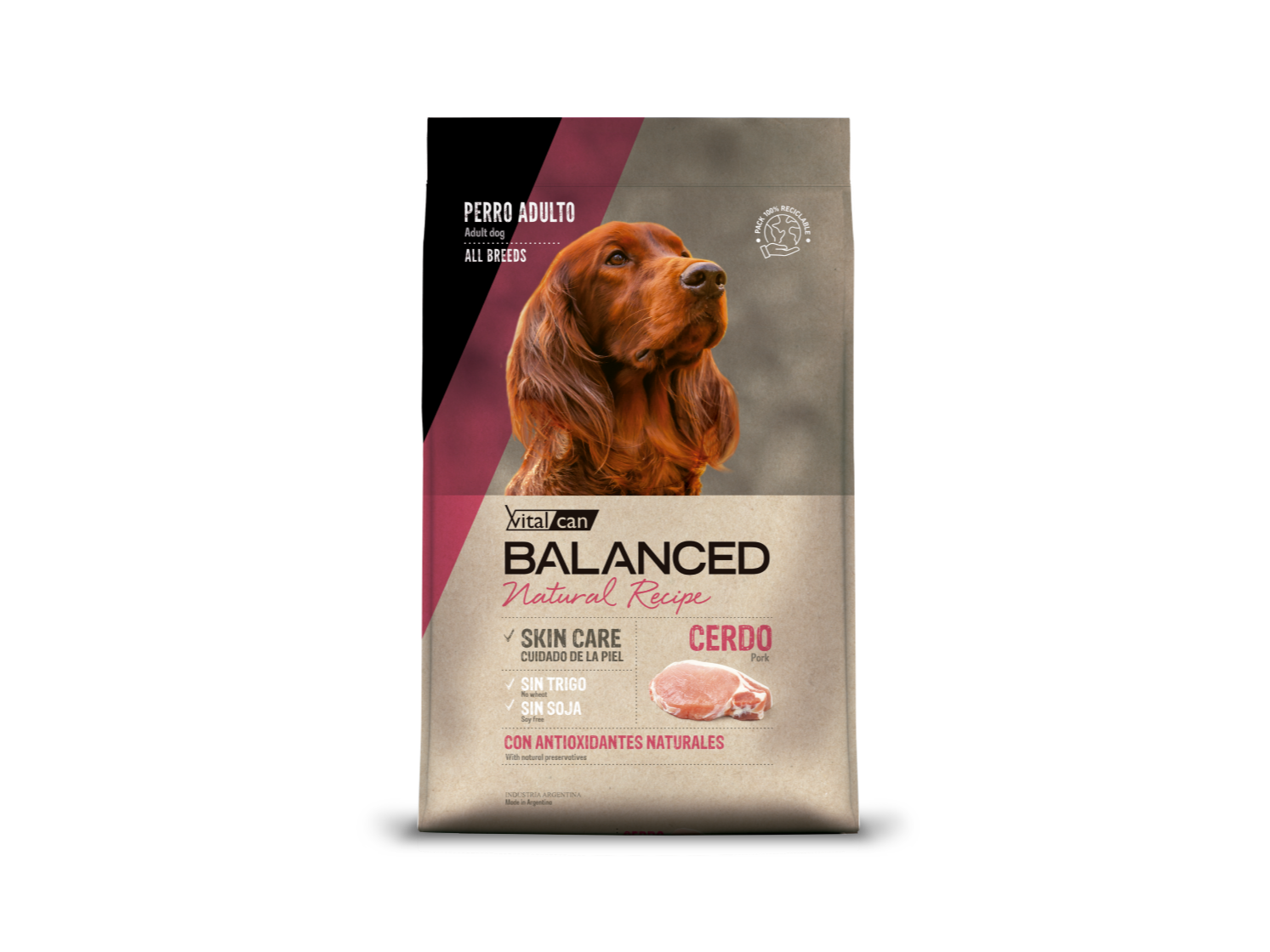 Balanced Natural Recipe Cerdo