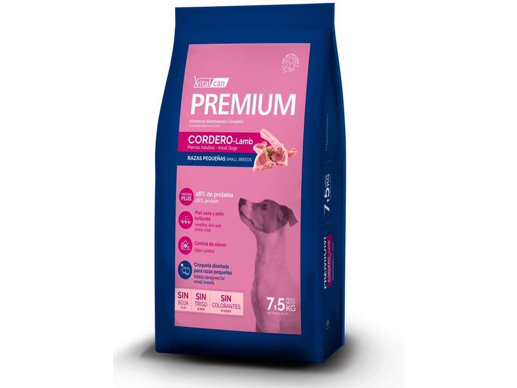 Premium Perro Cordero Raza Pequeña