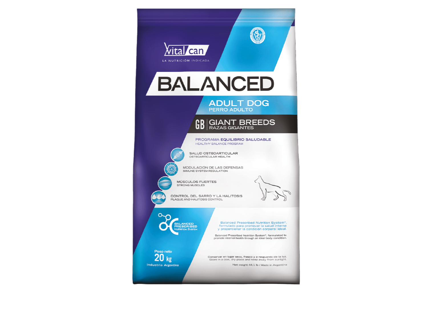 Balanced Perro Adulto Raza Gigante x 20 kg