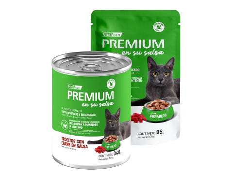 Premium en su Salsa Carne Gato Adulto