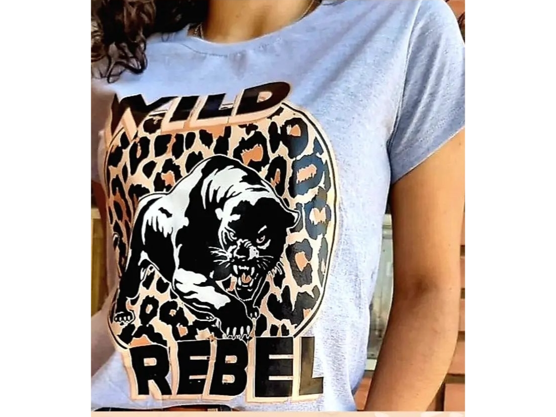 Remera algodón con estampa