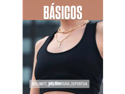 Top negro forrado