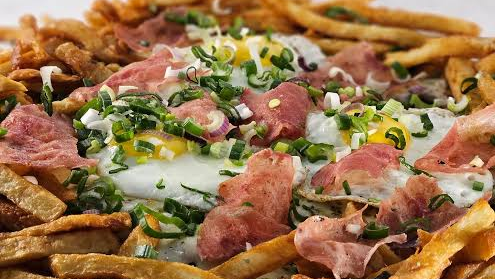 PIZZANESAS salen con papas fritas