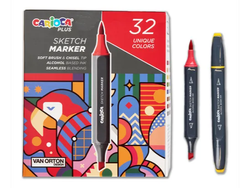 Marcadores Carioca Plus Sketch x32