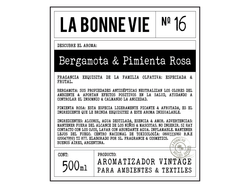 Recarga Aromatizador La Bonne Vie | N°16 Bergamota y Pimienta Rosa