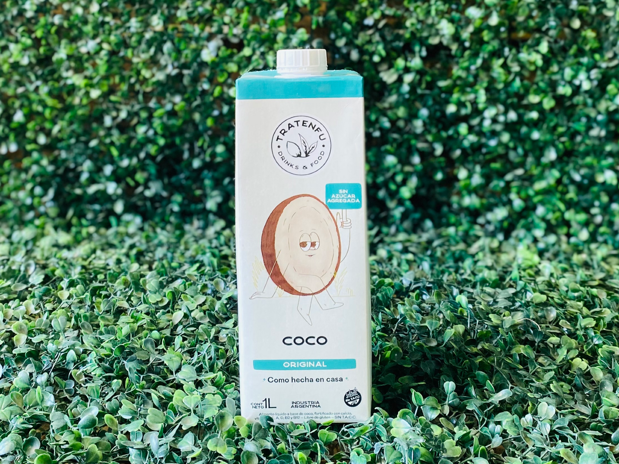 Leche de Coco sin Azúcar x 1 Lt. - Tratenfu