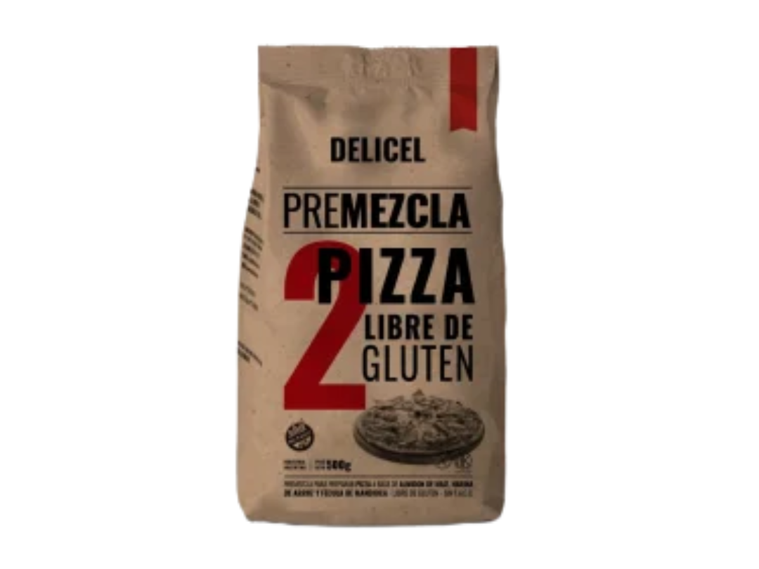 Premezcla SinTacc p/ Pizza x 500gr "Delicel"