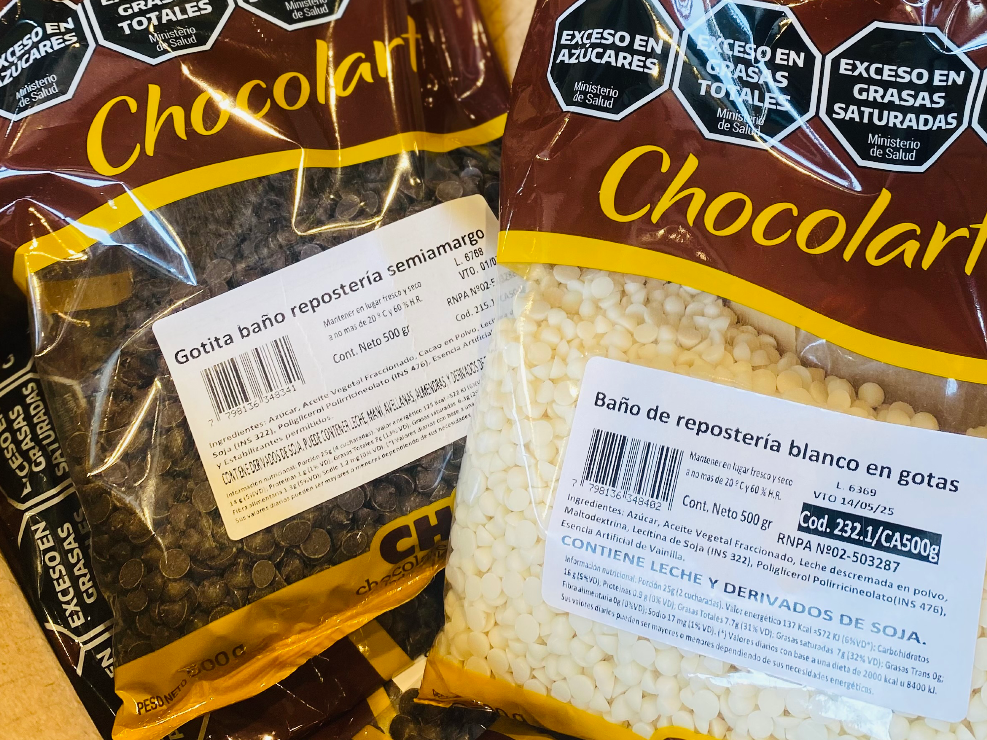 Chips de chocolate x500gr - Chocolart