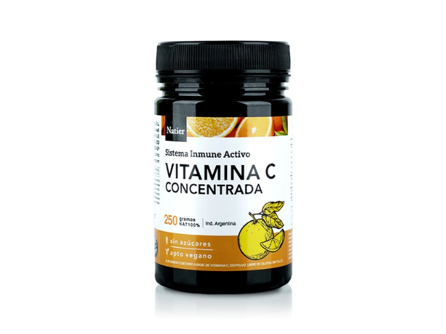 Vitamina C en polvo x 250 gr. - Natier