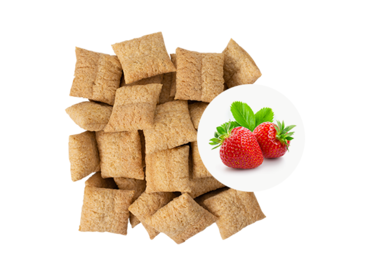 Almohaditas de Arroz rellenas de Frutilla