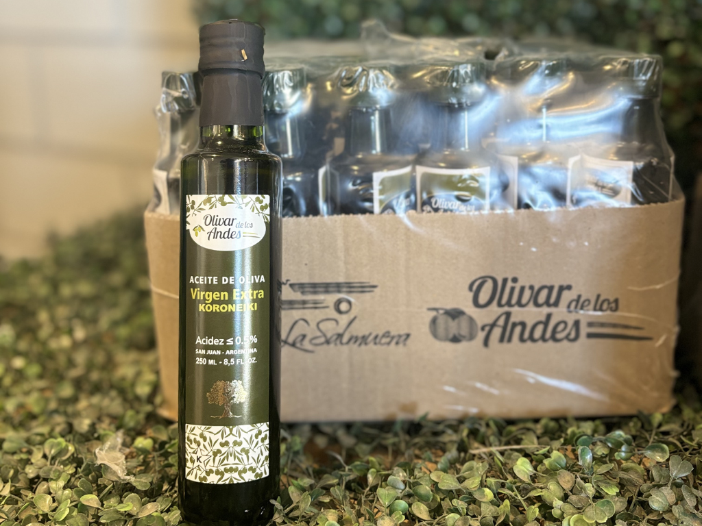 Aceite de oliva extra virgen Koroneiki x 250ml - Olivar de los Andes