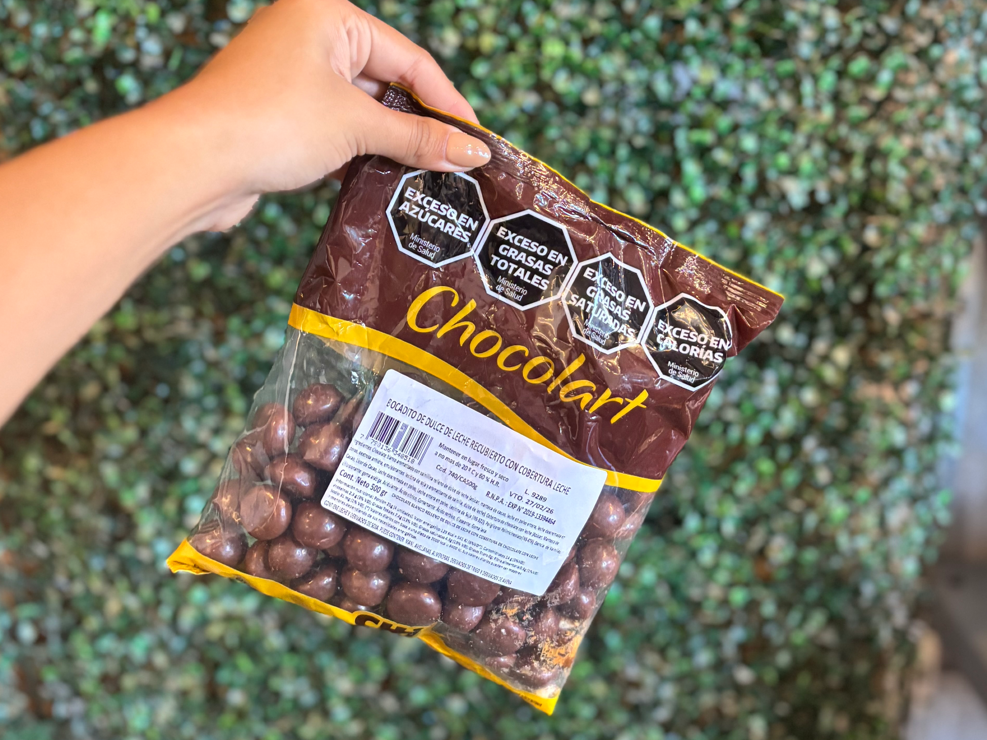 Bocadito DDL cob.chocolate con leche x 500 gr