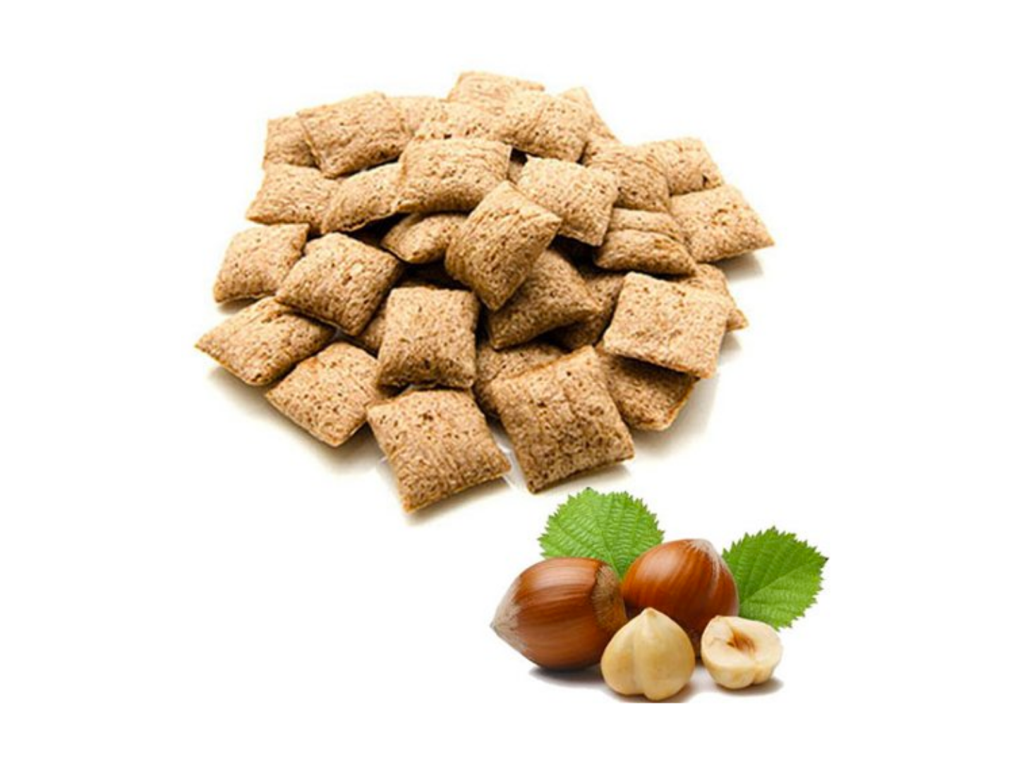 Almohaditas de Arroz rellenas de Avellana