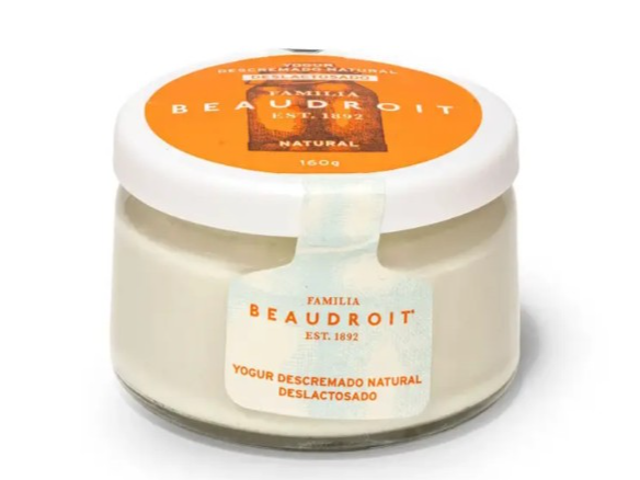 Yogur DESCREMADO natural DESLACTOSADO x 160gr