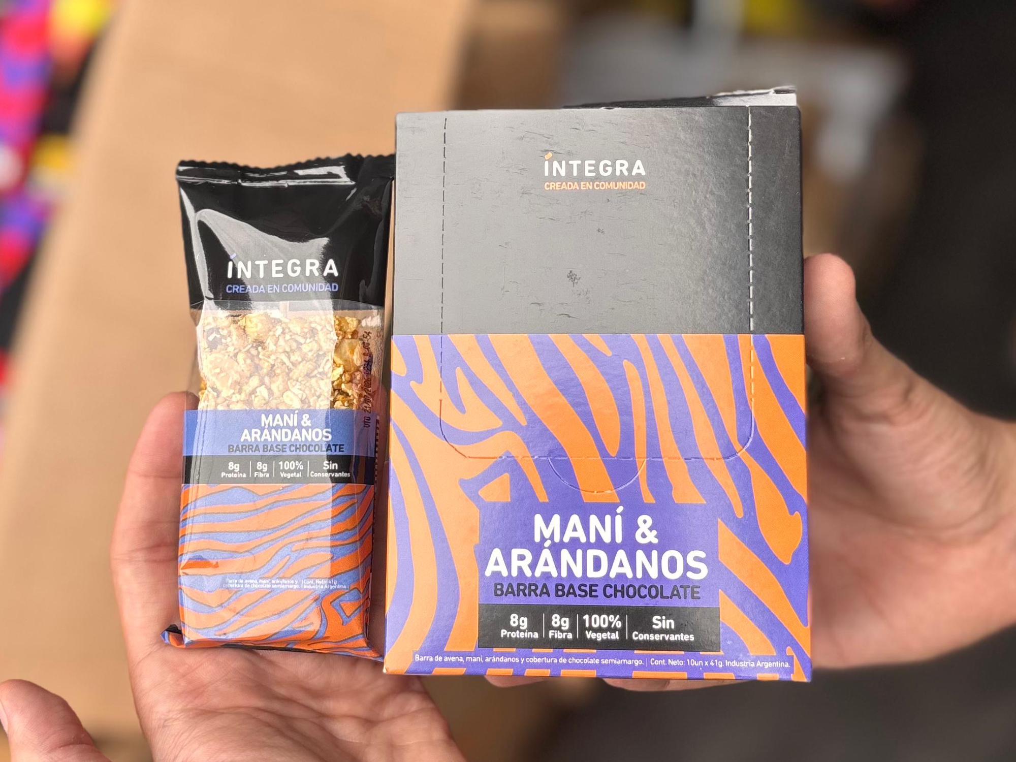 Barra Base de chocolate x41gr "Integra"